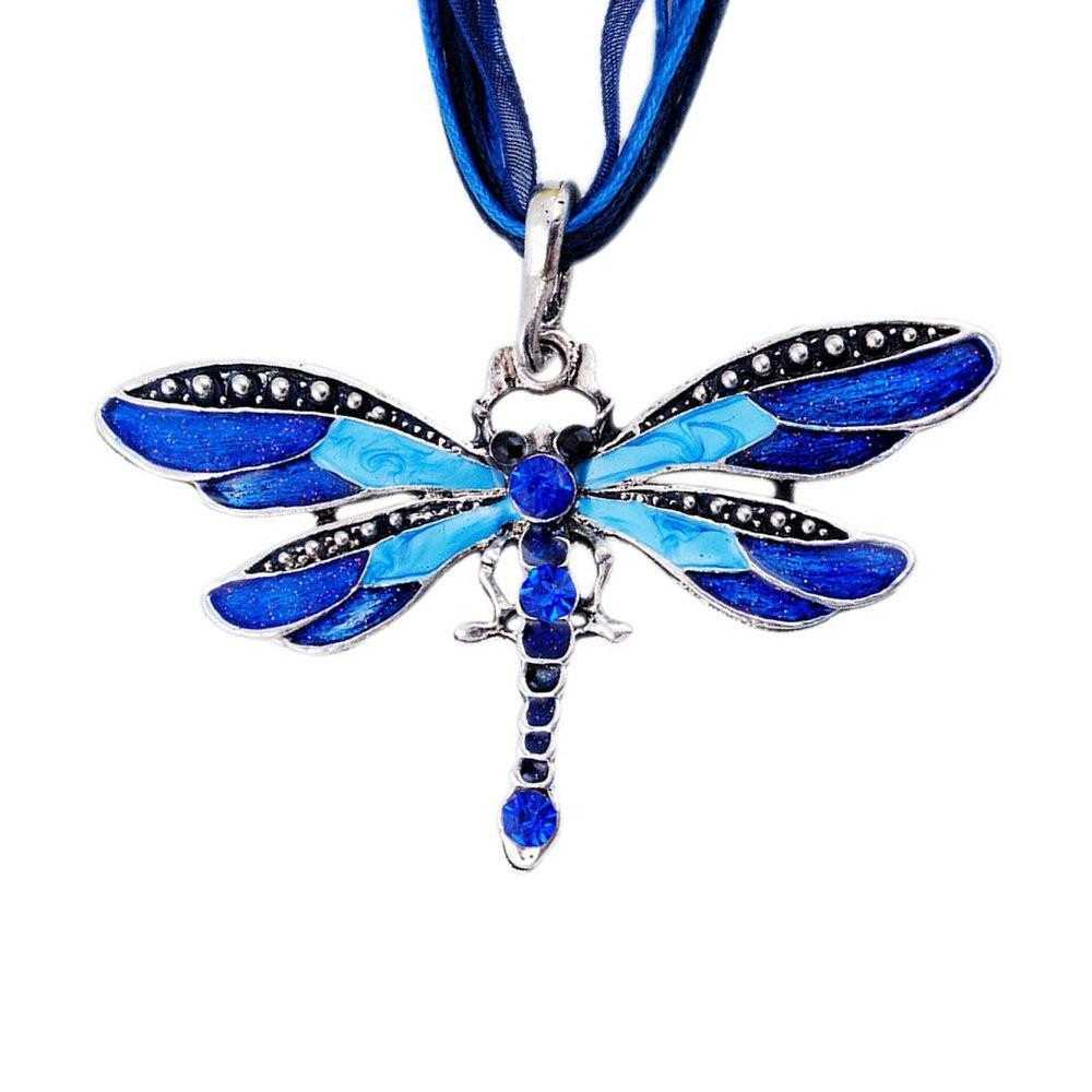 Free Dragonfly Necklace-Necklace-Kirijewels.com-Blue-Kirijewels.com