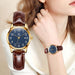 Jane Genuine Leather Waterproof Watch - Kirijewels.com