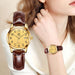 Jane Genuine Leather Waterproof Watch - Kirijewels.com
