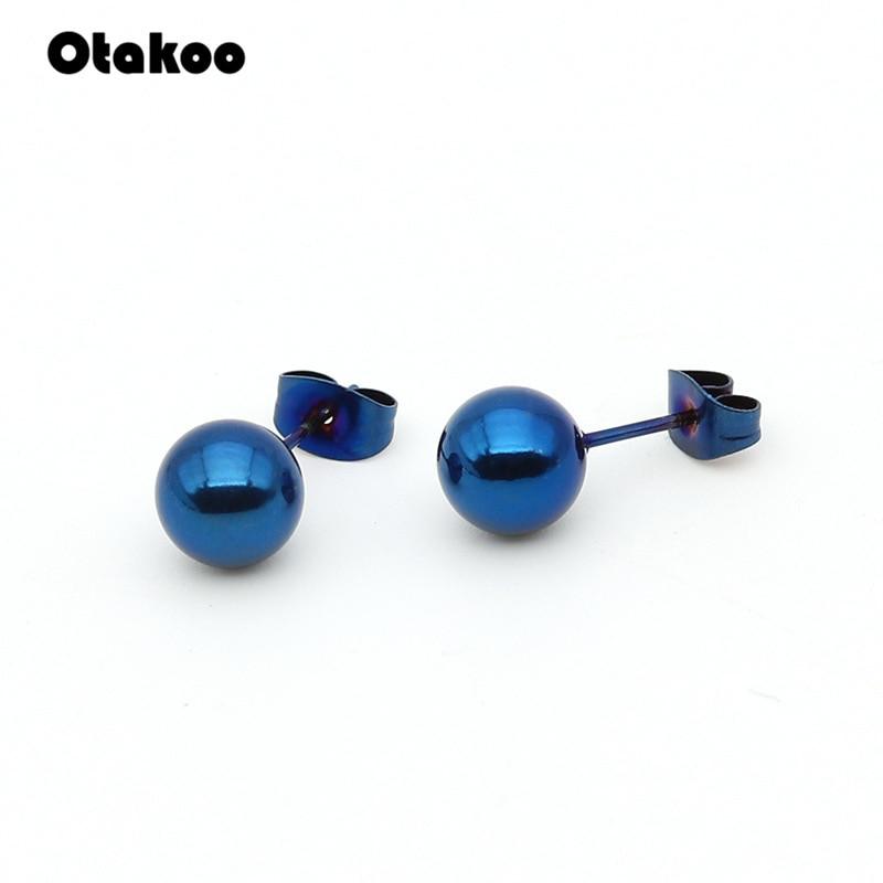 Otakoo Surgical Steel Ball Stud Earrings - Kirijewels.com