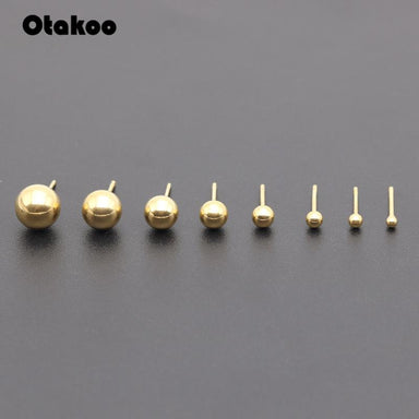 Otakoo Surgical Steel Ball Stud Earrings - Kirijewels.com