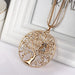 FREE Long Chain Crystal Owl Pendant Necklace-Pendant Necklaces-Kirijewels.com-Gold-Kirijewels.com