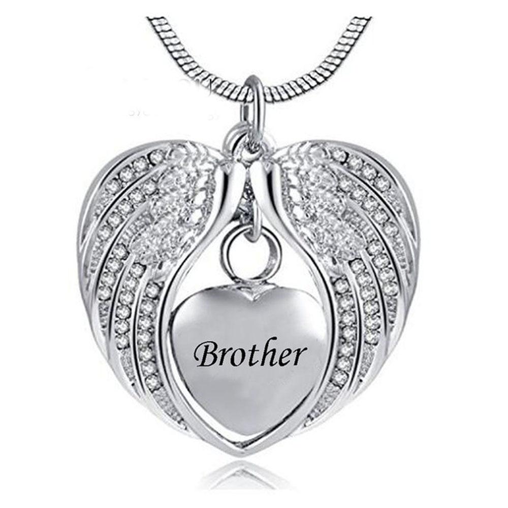 Mother's Day Personalized Stainless Steel Heart Cremation Memorial