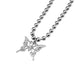 Stainless Steel Polishing Chain Butterfly Necklace - Kirijewels.com