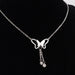 Meadow Crystal Butterfly Necklace - Kirijewels.com