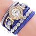 Anna Quartz Rhinestone Bracelet Watch - Kirijewels.com