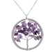 Free Rainbow Tree Necklace-Necklace-Kirijewels.com-Amethyst-Kirijewels.com