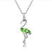 Free Flamingo Necklace-Necklace-Kirijewels.com-olive green-45cm-Kirijewels.com