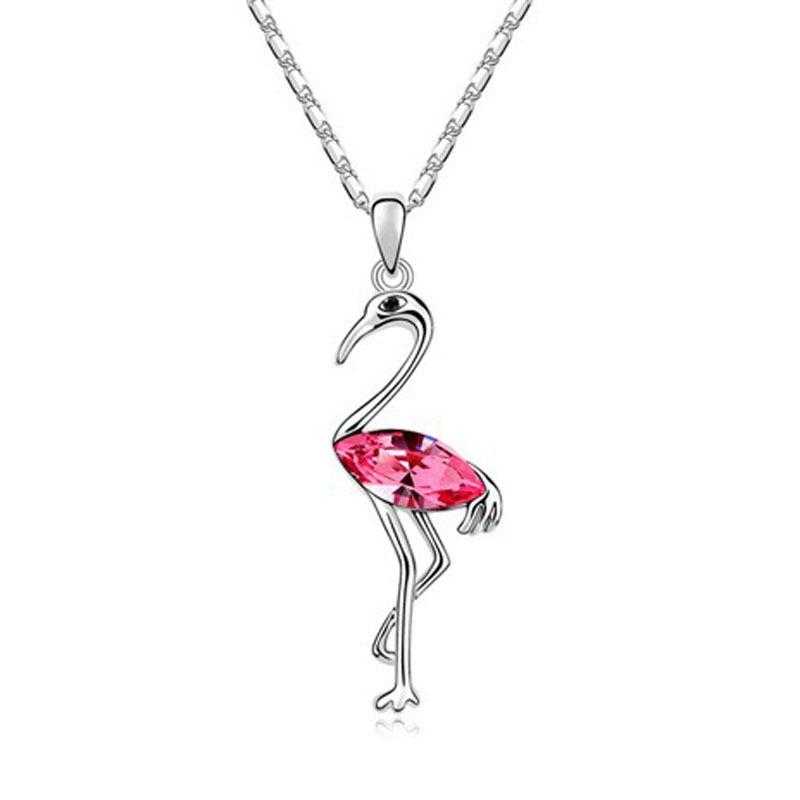 Free Flamingo Necklace-Necklace-Kirijewels.com-rose red-45cm-Kirijewels.com