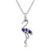 Free Flamingo Necklace-Necklace-Kirijewels.com-purple-45cm-Kirijewels.com