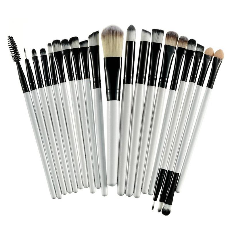 Beauty Tool Professional Makeup Brushes Set-Makeup Brushes-Kirijewels.com-Black and White-Kirijewels.com