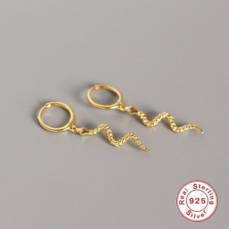 Amelia Sterling Silver Snake Earrings - Kirijewels.com