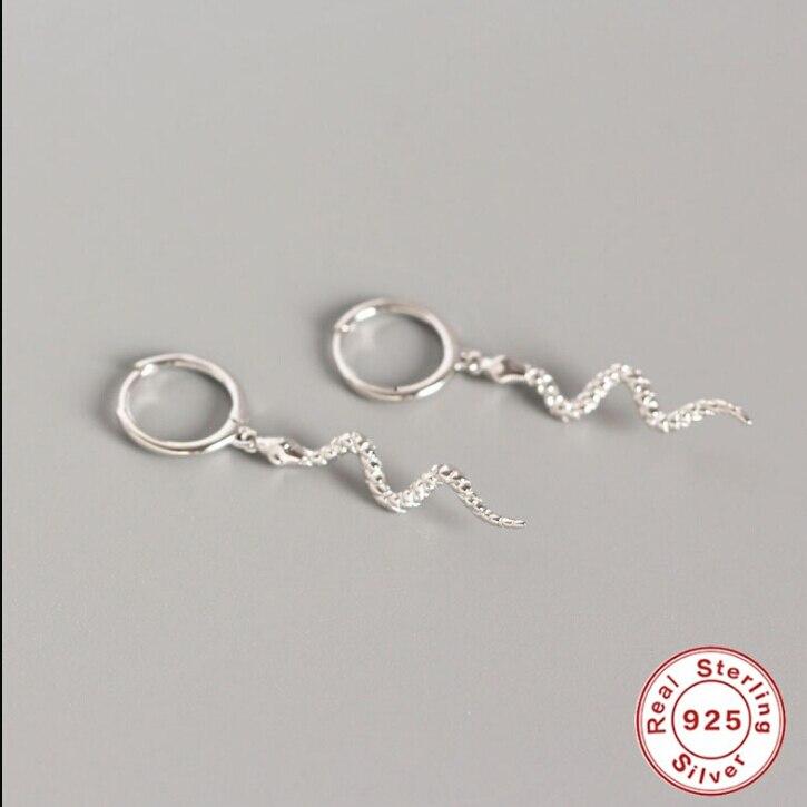 Amelia Sterling Silver Snake Earrings - Kirijewels.com