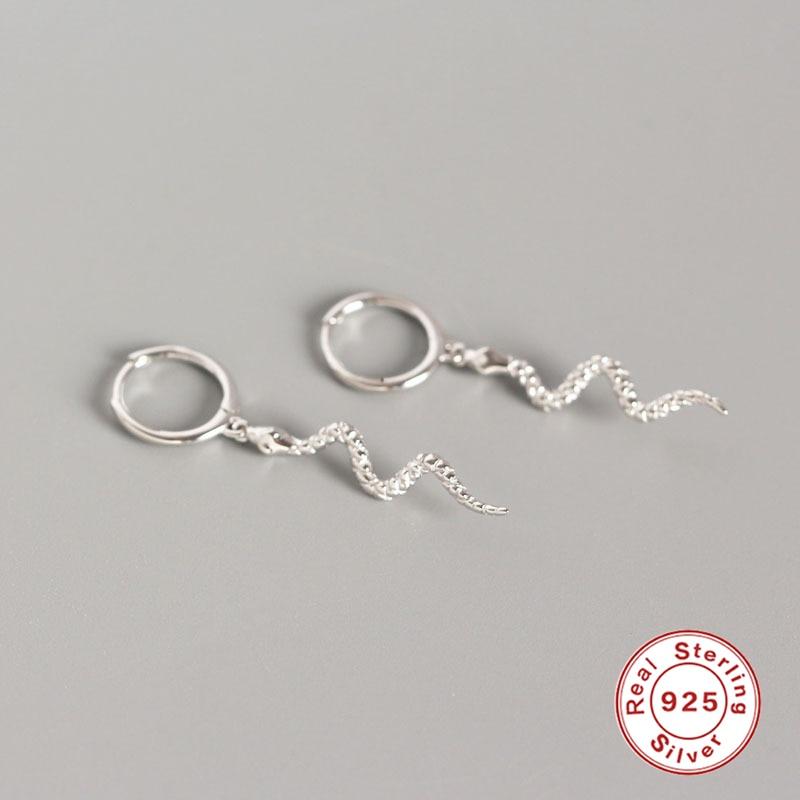 Amelia Sterling Silver Snake Earrings - Kirijewels.com