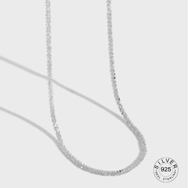 Emily 925 Sterling Silver Wedding Chain Necklace