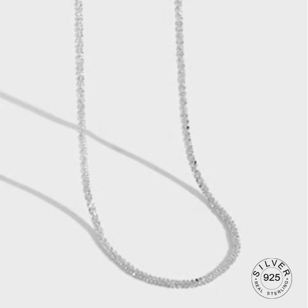Rosalie Real 925 Sterling Silver Wedding Chain Necklace
