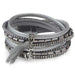 Free Feather Leather Magnetic Bracelet-Wrap Bracelets-Kirijewels.com-Black No 7-Kirijewels.com