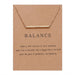 Delphin Natural Stone Wish Necklace - Kirijewels.com