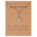 Delphin Natural Stone Wish Necklace - Kirijewels.com