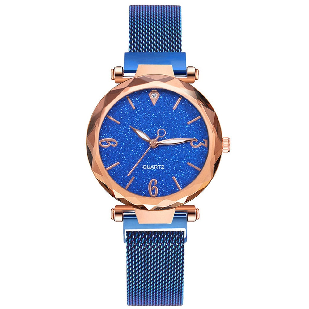 Rosa Magnetic Starry Sky Mesh Watch