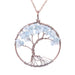 Free Sedmart Tree Of Life Pendant Necklace-Pendant Necklaces-Kirijewels.com-Aquamarine-Kirijewels.com