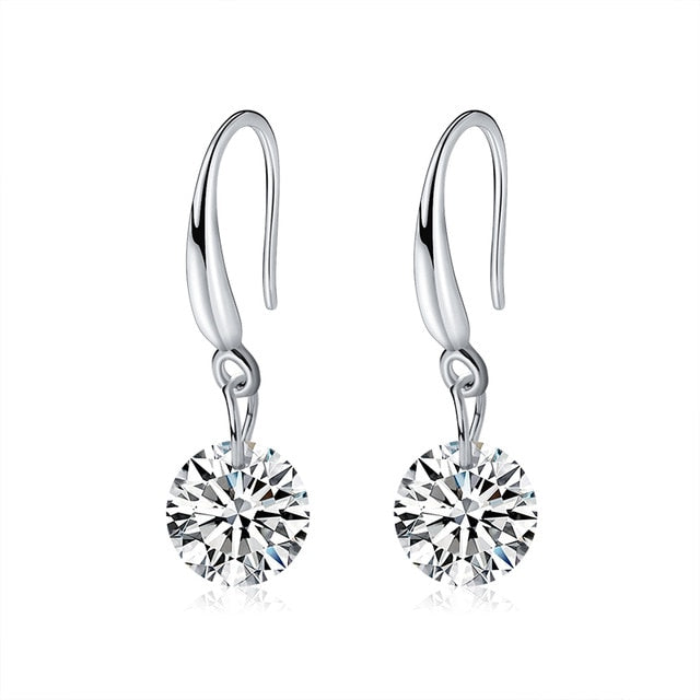 Emily Cubic Zirconia Romantic Wedding Stud Earrings