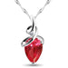 Crystal Rhinestone Drop Twisted Chain Necklace-Pendant Necklaces-Kirijewels.com-Red-Kirijewels.com