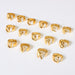 Hollow Alphabet Adjustable Opening Ring - Kirijewels.com