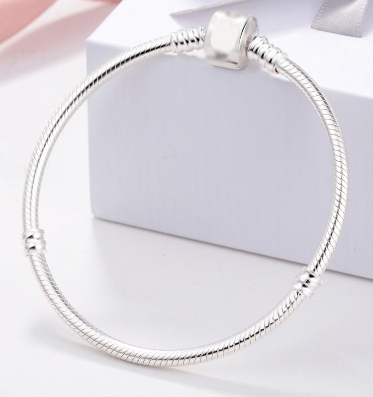 100% Real 925 Sterling Silver Charm Bracelet - Kirijewels.com