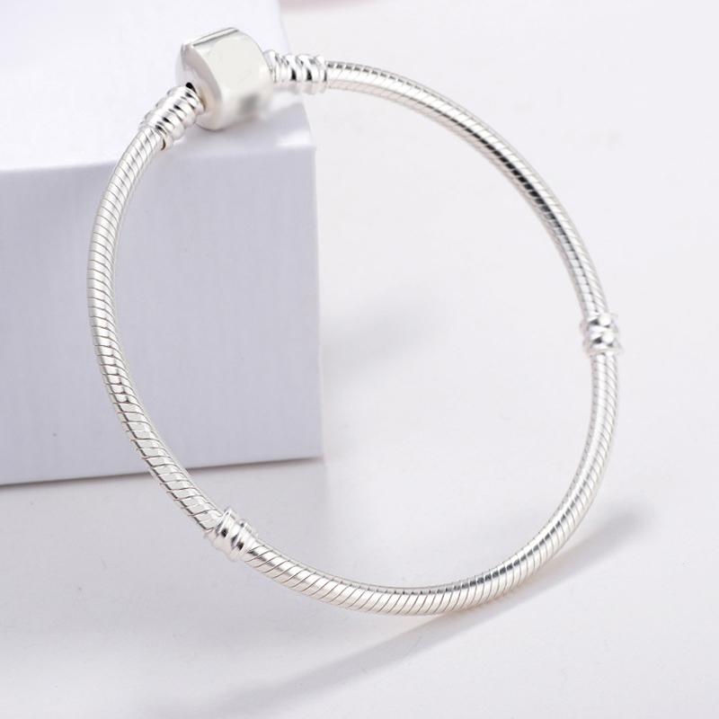 100% Real 925 Sterling Silver Charm Bracelet - Kirijewels.com