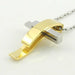 Murano Stainless Steel Necklace-Pendant Necklaces-Kirijewels.com-Gold-Kirijewels.com