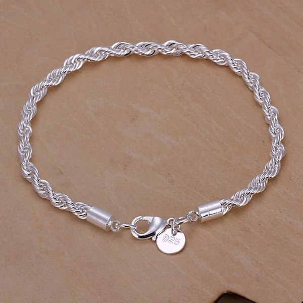 Eva Twisted Chain Fine Fashion Bracelet