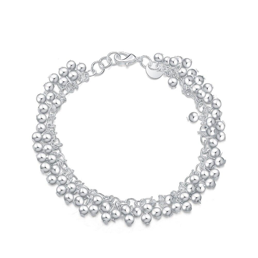 Silver Plated 925 Exquisite Sandy Beads Bracelet - Kirijewels.com