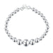 Silver Plated 925 Exquisite Sandy Beads Bracelet - Kirijewels.com