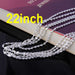 Double Water Wave Chain Necklace-Chain Necklaces-Kirijewels.com-22inch silver-Kirijewels.com