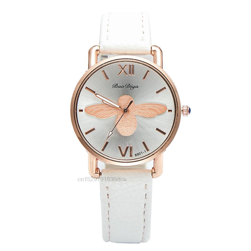 Little Bee Vintage Leather Band Watch