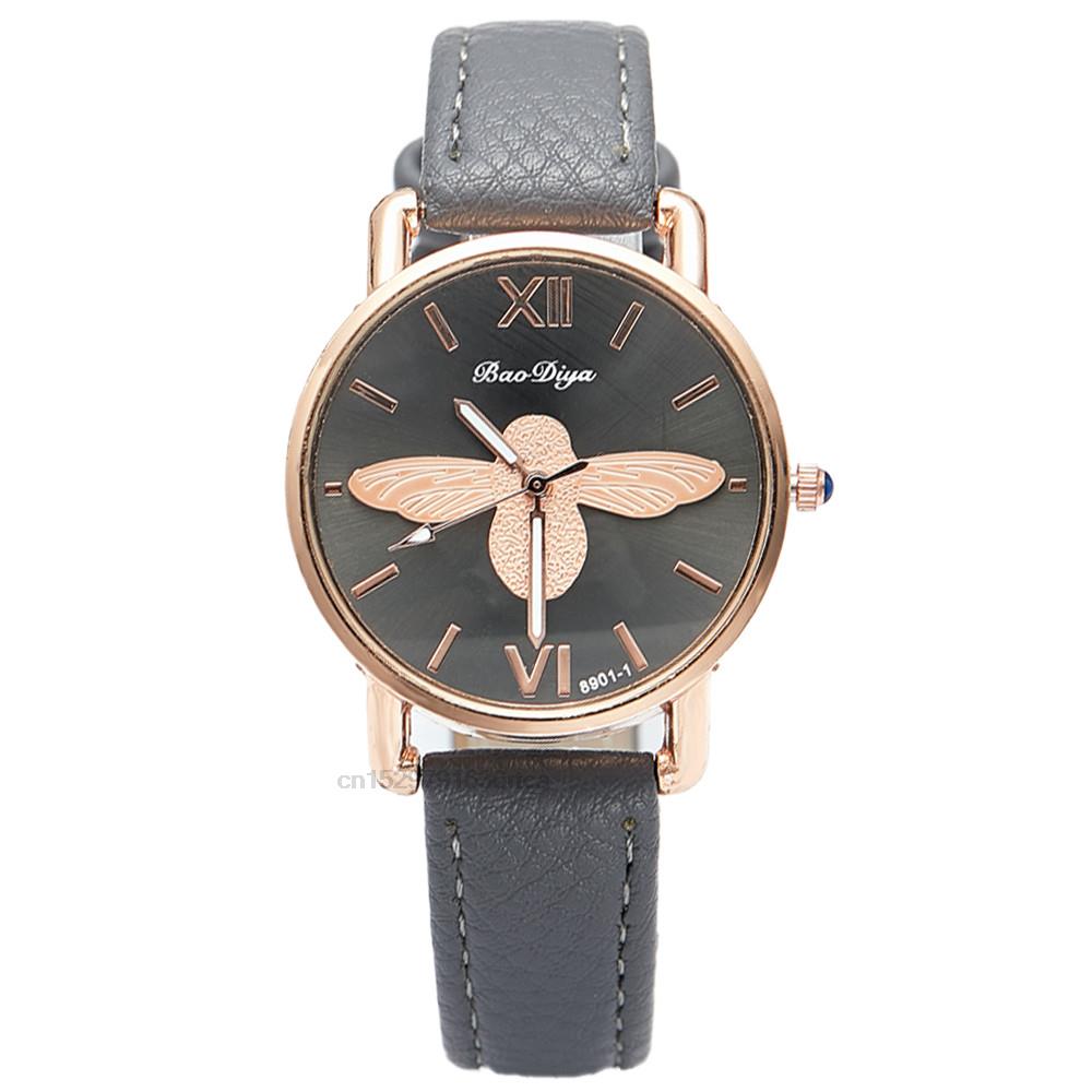 Little Bee Vintage Leather Band Watch