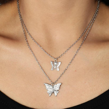 Clavicle Chain Butterfly Necklace - Kirijewels.com
