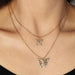 Clavicle Chain Butterfly Necklace - Kirijewels.com
