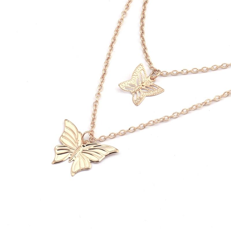 Clavicle Chain Butterfly Necklace - Kirijewels.com