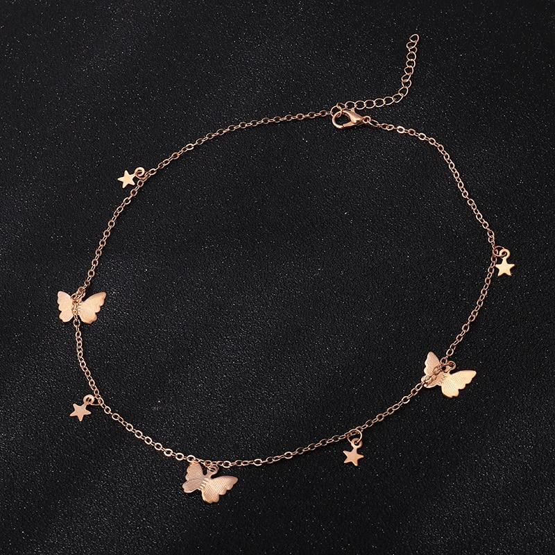 Morpho Butterfly Chain Necklace - Kirijewels.com