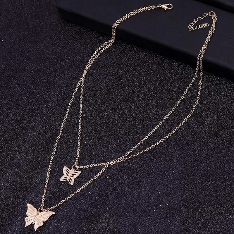 Morpho Butterfly Chain Necklace - Kirijewels.com