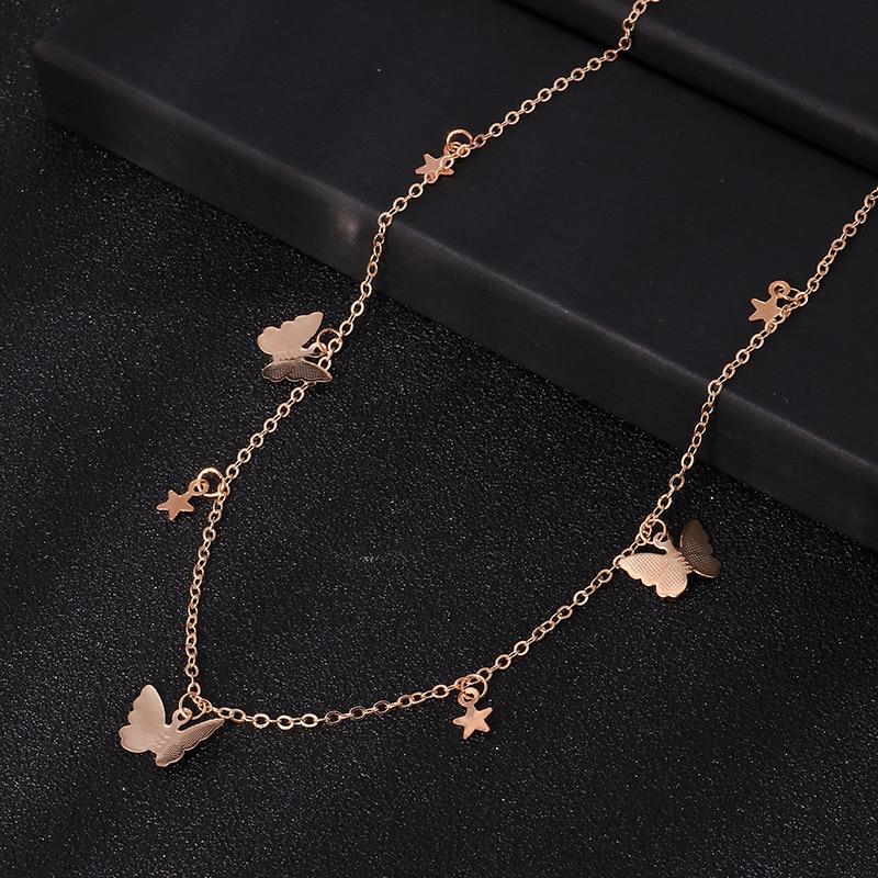 Morpho Butterfly Chain Necklace - Kirijewels.com