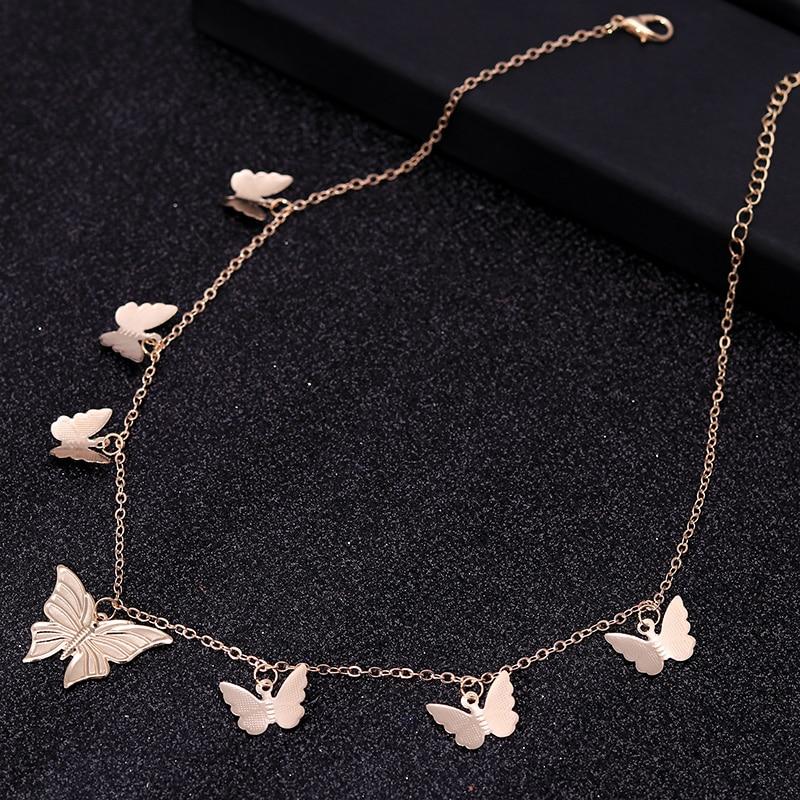 Morpho Butterfly Chain Necklace - Kirijewels.com