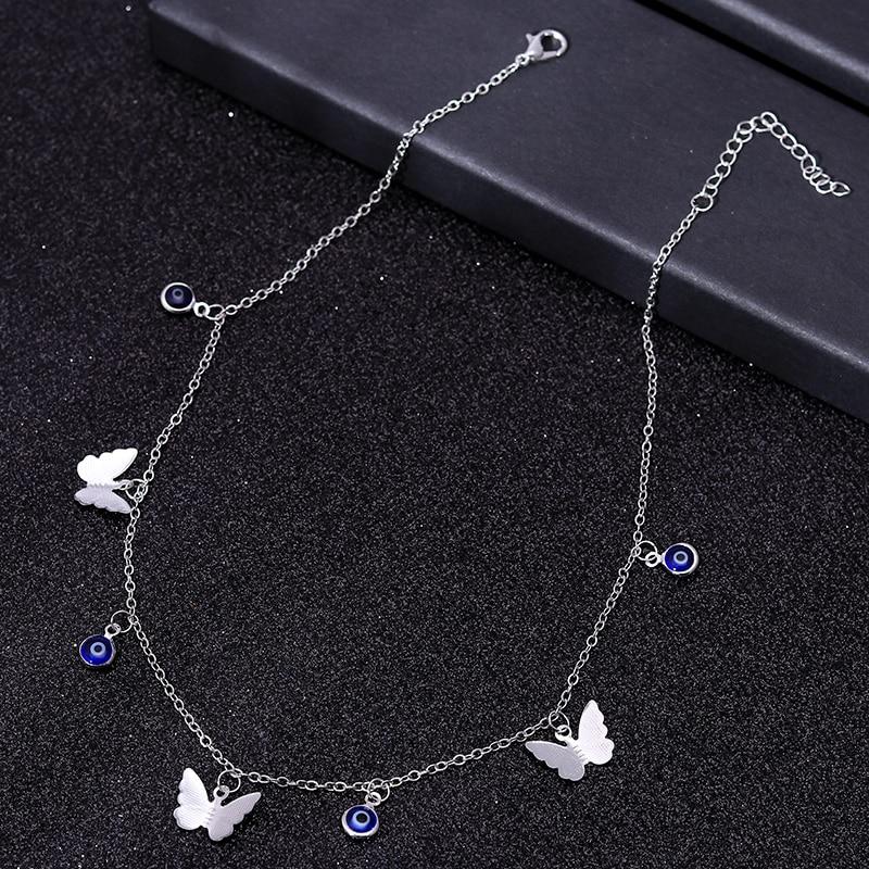 Morpho Butterfly Chain Necklace - Kirijewels.com