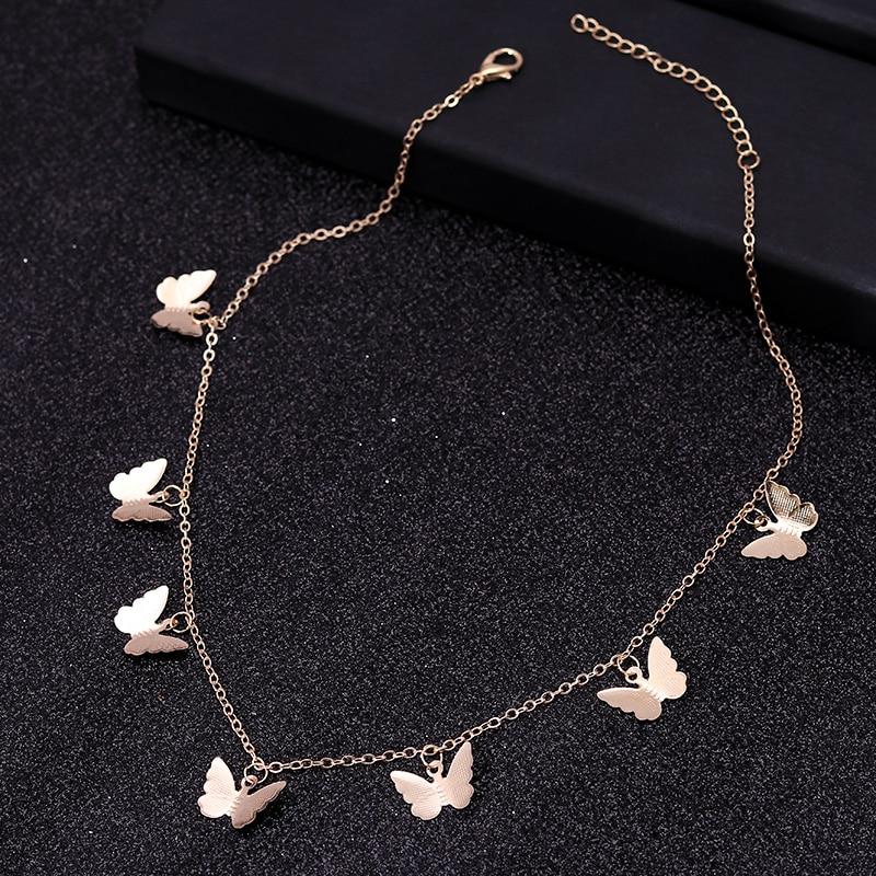 Morpho Butterfly Chain Necklace - Kirijewels.com