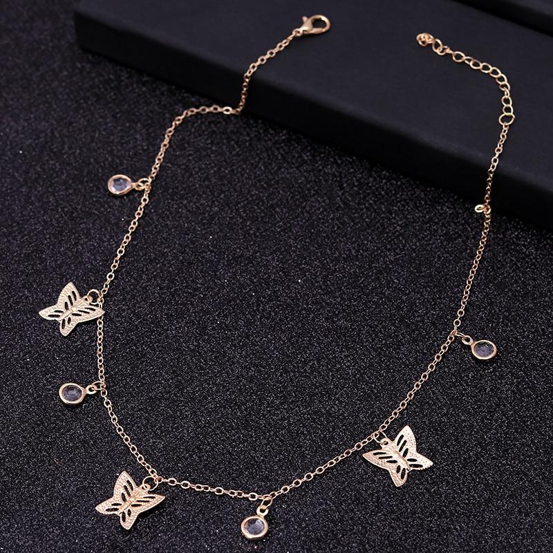 Morpho Butterfly Chain Necklace - Kirijewels.com
