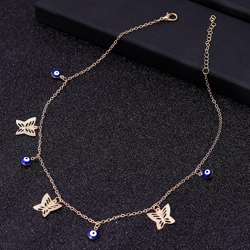 Morpho Butterfly Chain Necklace - Kirijewels.com
