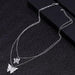Morpho Butterfly Chain Necklace - Kirijewels.com