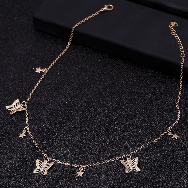Morpho Butterfly Chain Necklace - Kirijewels.com